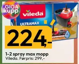 Gigaboks 1-2 spray max mopp tilbud