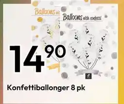 Gigaboks Konfettiballonger 8 pk tilbud