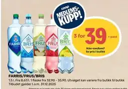 Matkroken FARRIS/FRUS/BRIS, Medlemspris tilbud