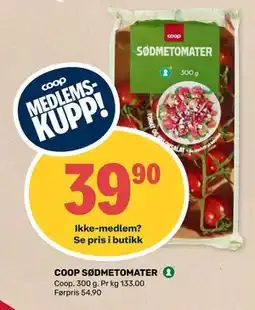 Matkroken COOP SØDMETOMATER, Medlemspris tilbud