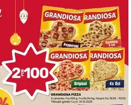 Matkroken GRANDIOSA PIZZA tilbud