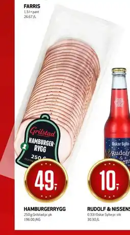 Bunnpris HAMBURGER-RYGG tilbud
