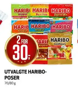 Bunnpris UTVALGTE HARIBO-POSER tilbud