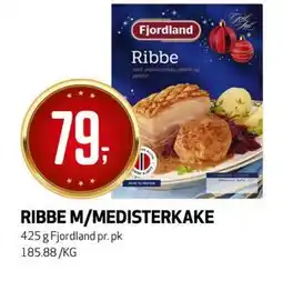 Bunnpris RIBBE M/MEDISTERKAKE tilbud