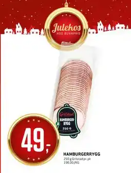 Bunnpris HAMBURGERRYGG tilbud