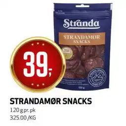 Bunnpris STRANDAMØR SNACKS tilbud