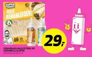 Bunnpris KEBABSAUS MILD/STERK OG KEBABRULLELEFSE tilbud
