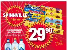 Coop Extra Sjokoladeplater fra freia/nidar tilbud