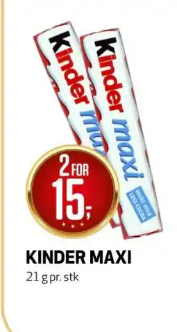 Bunnpris Kinder Maxi tilbud