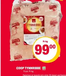 Coop Extra Coop tynnribbe tilbud