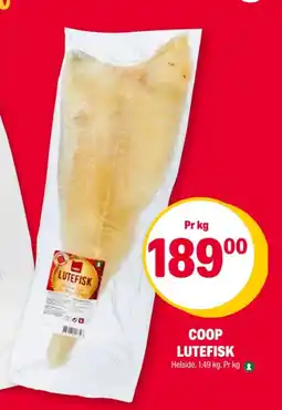 Coop Extra Coop lutefisk tilbud