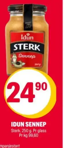 Coop Extra Idun sennep tilbud