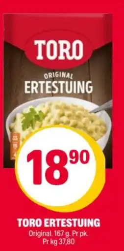 Coop Extra Toro ertestuing tilbud