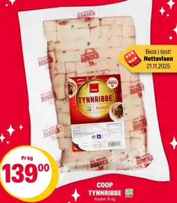 Coop Extra Coop tynnribbe tilbud