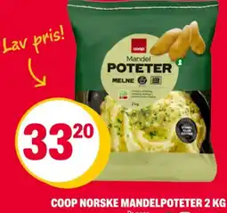 Coop Extra Coop norske mandelpoteter tilbud