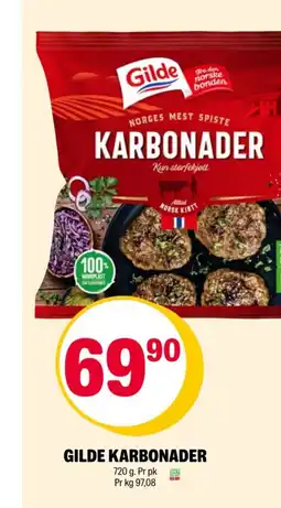 Coop Extra Gilde karbonader tilbud