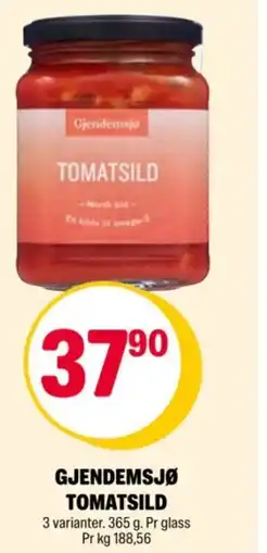 Coop Extra Gjendemsjø tomatsild tilbud