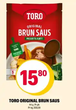 Coop Extra Toro original brun saus tilbud