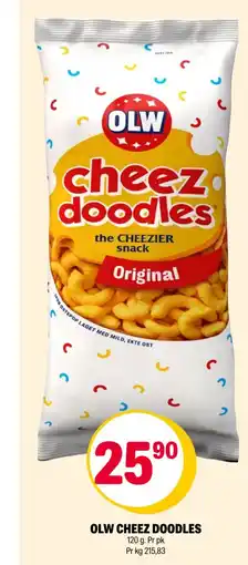 Coop Extra Olw cheez doodles tilbud