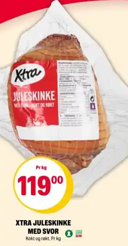 Coop Extra Xtra juleskinke med svor tilbud