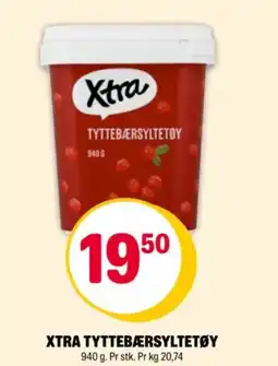 Coop Extra Xtra tyttebærsyltetøy tilbud