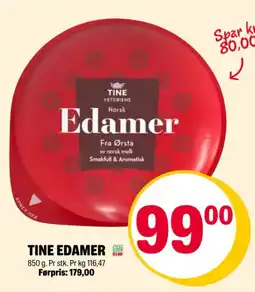 Coop Extra Tine edamer tilbud