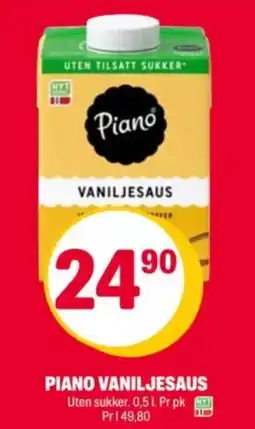 Coop Extra Piano vaniljesaus tilbud