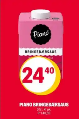 Coop Extra Piano bringebærsaus tilbud