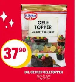 Coop Extra Dr. oetker geletopper tilbud