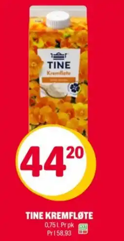 Coop Extra Tine kremfløte tilbud