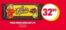 Coop Extra Freia kokesjokolade lys tilbud