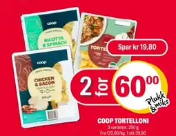 Coop Extra Coop tortelloni tilbud
