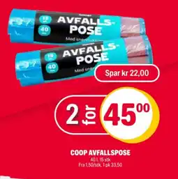 Coop Extra Coop avfallspose tilbud