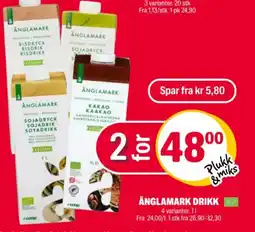 Coop Extra Änglamark drikk tilbud
