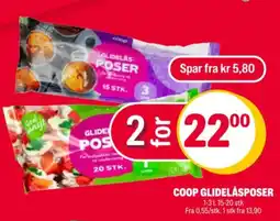 Coop Extra Coop glidelåsposer tilbud