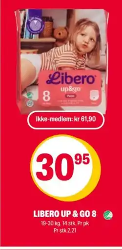 Coop Extra Libero up & go 8 tilbud