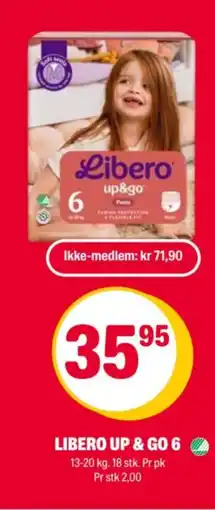 Coop Extra Libero up & go 6 tilbud