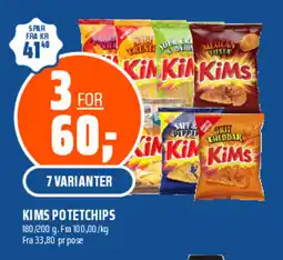 Coop Obs Kims potetchips tilbud