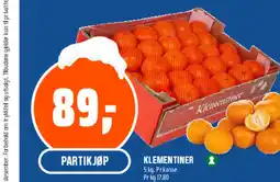Coop Obs Klementiner tilbud