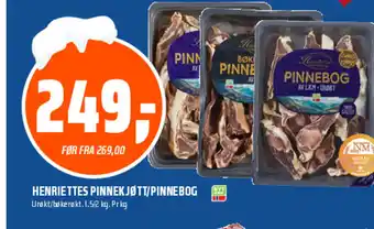 Henriettes pinnekjøtt/pinnebog