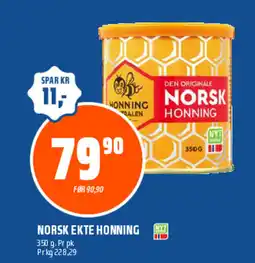 Coop Obs Norsk ekte honning tilbud
