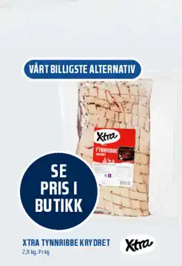 Coop Obs Xtra tynnribbe krydret xtra tilbud