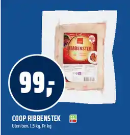 Coop Obs Coop ribbenstek tilbud