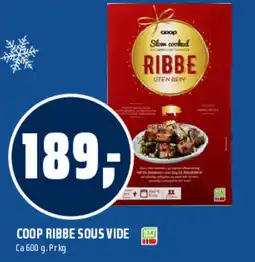 Coop Obs Coop ribbe sous vide tilbud