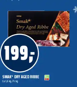 Coop Obs Smak* dry aged ribbe tilbud