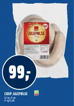 Coop Obs Coop julepølse tilbud