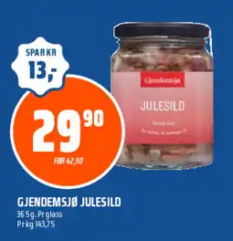 Coop Obs Gjendemsjø julesild tilbud