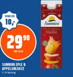 Coop Obs Sunniva eple & appel sinjuice tilbud