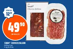 Coop Obs Smak* chorizo/salami tilbud