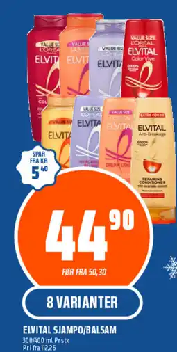 Coop Obs Elvital sjampo/balsam tilbud